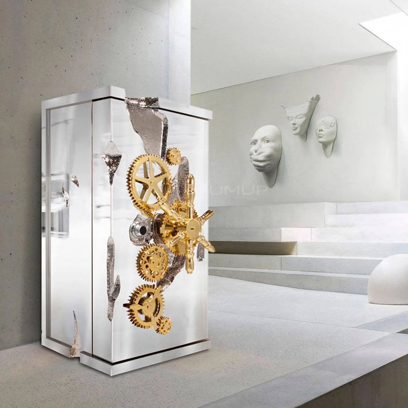 Beautiful view of Luxury Apartment Storage Cabinets